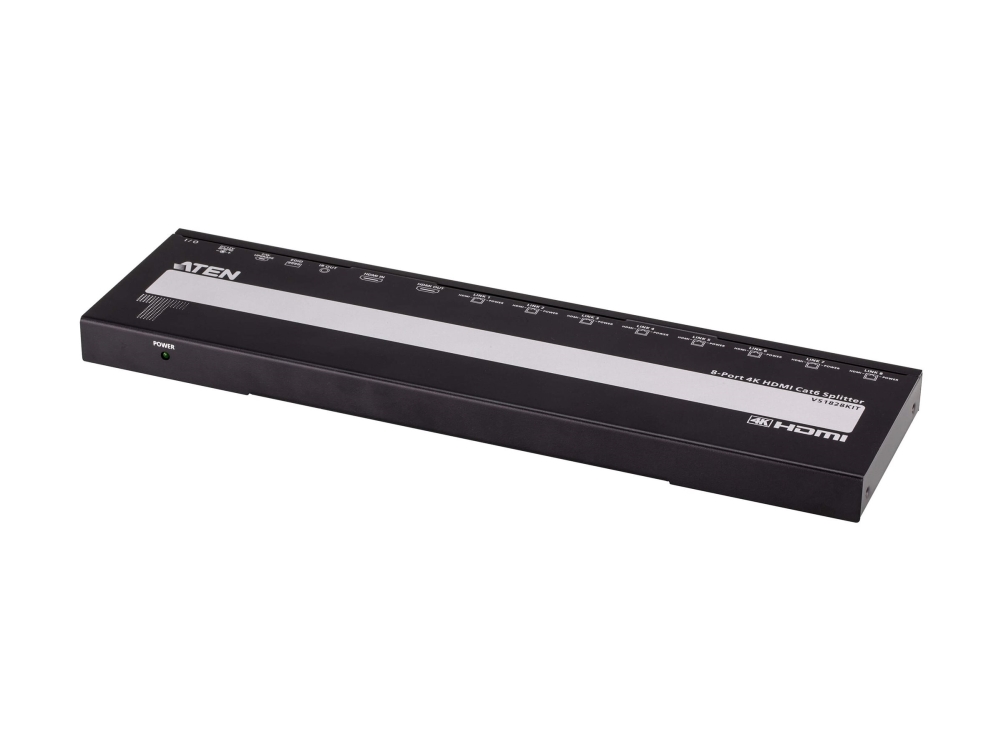 ATEN VS1828KIT AV-splitter 8-port 4K HDMI Cat6, 8 mottagare