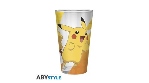 POKEMON Large Glass Premium - Pikachu foil - 400 ml, bild 3