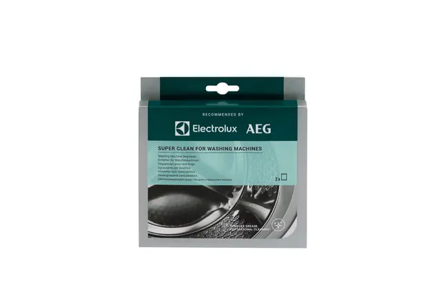 Electrolux M2WCP051 Super Clean rengöringsmedel för tvättmaskin, 2-pack