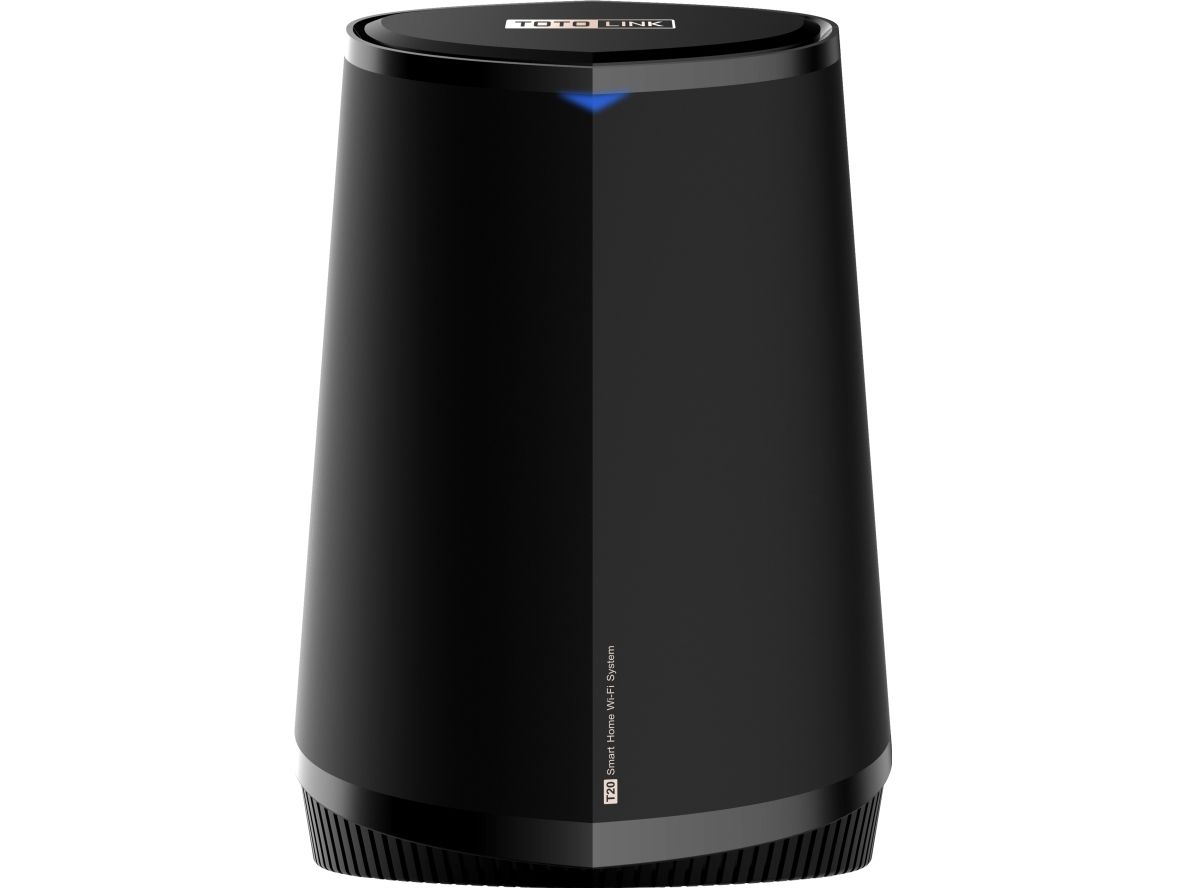 TOTOLINK T20, Wi-Fi 5 (802.11ac), Tri-band (2,4 GHz / 5 GHz / 5 GHz), Ethernet LAN, Sort, Bordplade router