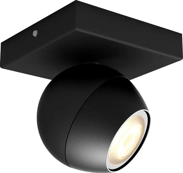 Philips Hue Buckram Enda spotlight, svart 1x5w