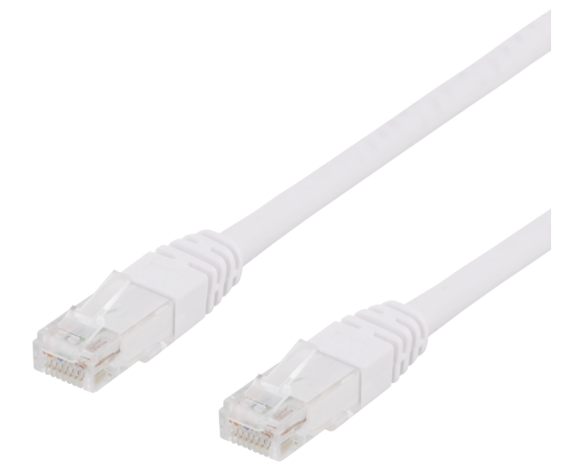 Deltaco UTP Cat 6 patchkabel 20m - Vit, bild 4