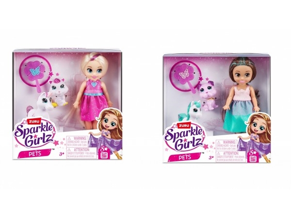 Zuru S001-SPARKLE GIRLZ-DOLLS PLAYSET-DOLLS & PETS-4