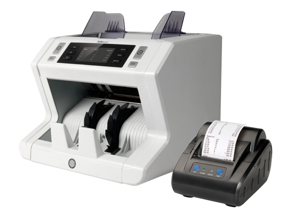 Safescan TP-230 - Etikettskrivare - termisk linje - 203 dpi - upp till 60 mm/sek - USB, seriell - svart