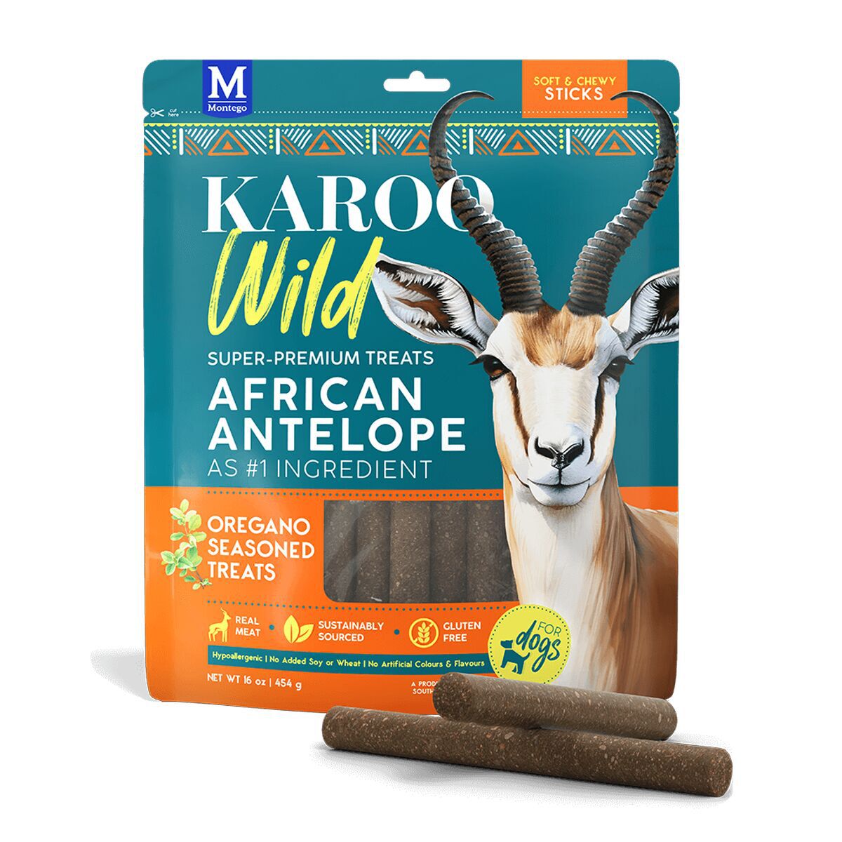 Karoo - wild sticks - African antelope with Oregano 454gr, bild 4