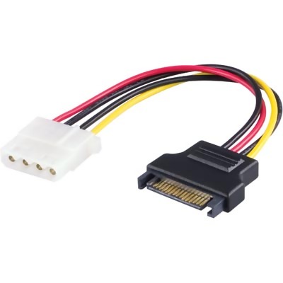 Strömadapter 4-pin till SATA