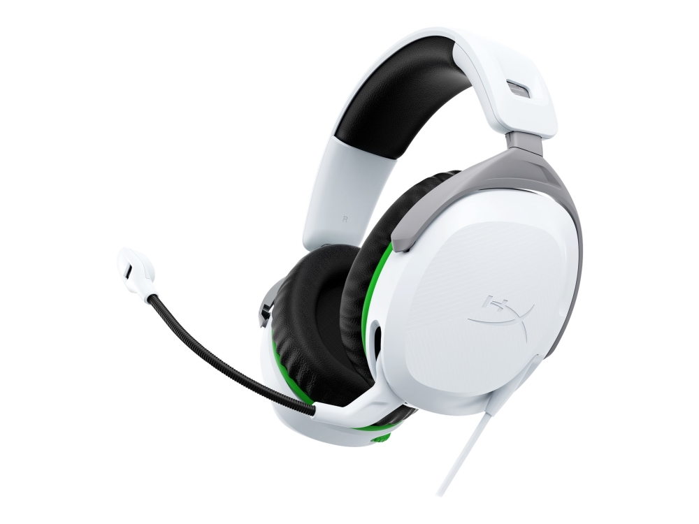 HyperX CloudX Stinger 2 Xbox-headset, trådbundet, 3,5 mm, grå/vit
