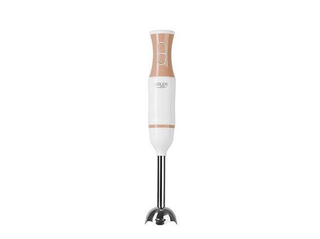 Adler AD 4616, Stavmixer, 500 W, Rostfritt stål, Vit