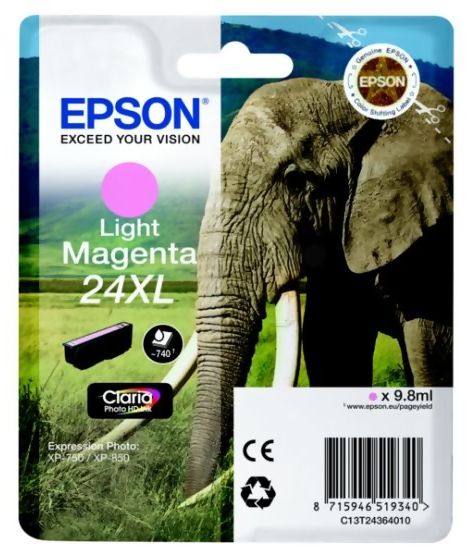 Epson ljus, magenta 24Xl fotobläck