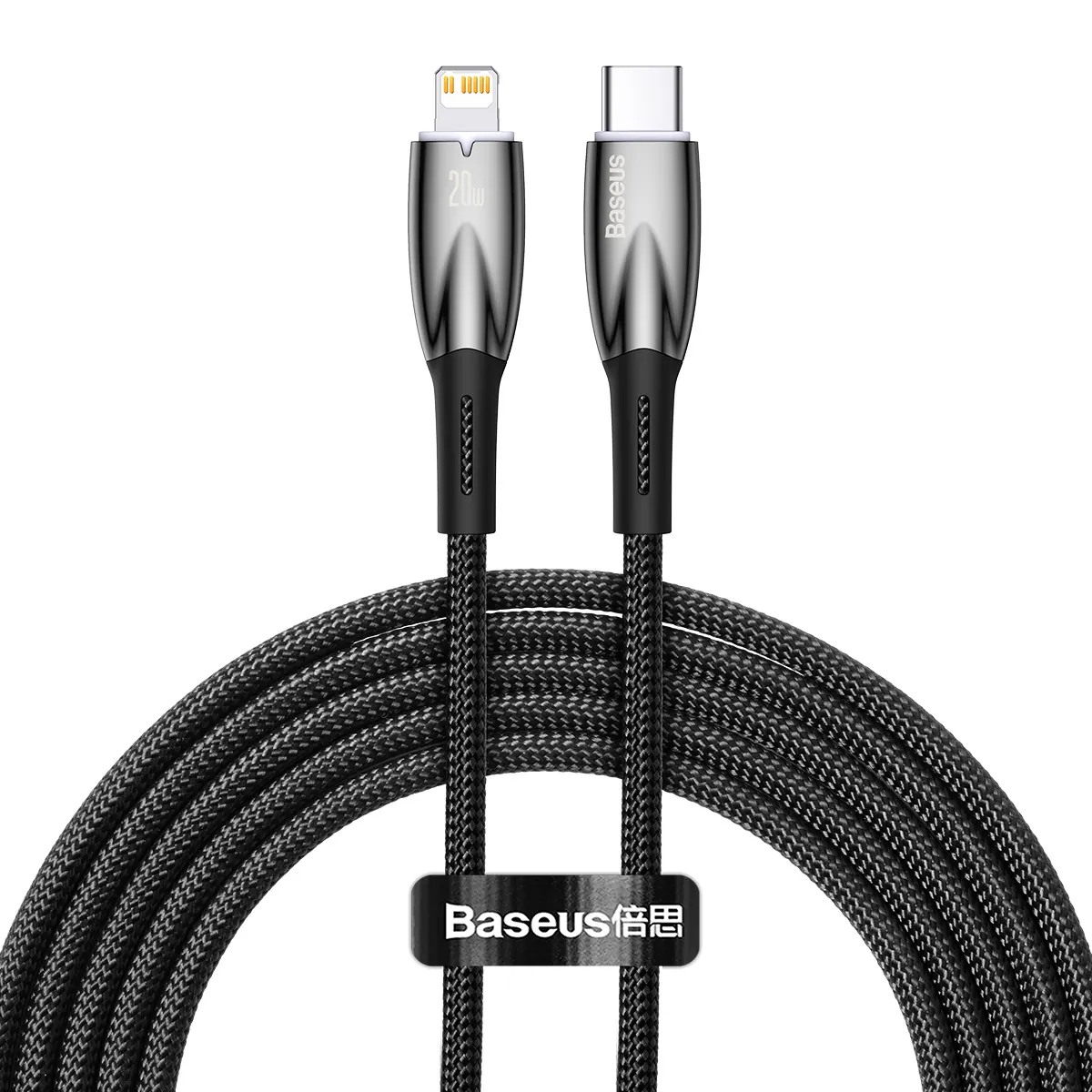 Baseus CADH000101 Lightning - USB-C PD-kabel 20W 480Mb/s 2m - svart