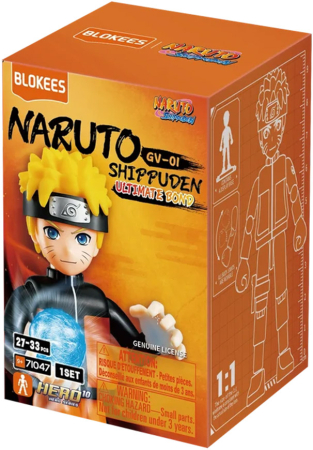 Blokees Naruto Shippuden GV-01 Model Kit Character Blind Box - Ultimate Bond