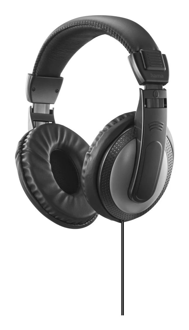 Hama Shell II, Kabel, Musik, 20 - 20000 hz, Hörlurar, Svart, Mörkgrå