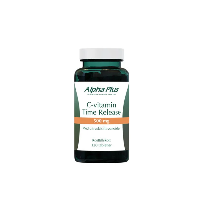 Alpha Plus C-vitamin Time Release 500 mg 120 tabletter, bild 2