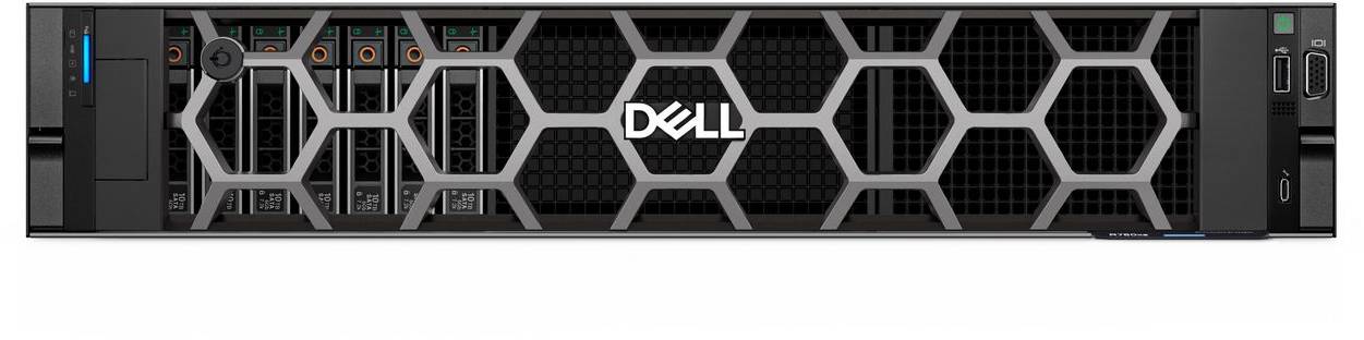 Dell PowerEdge R760xs, Intel Xeon Silver 4510 12-Core, 1x32 GB RAM, 1x480 GB SSD, 8x3.5" Hot-Swap, rackmonterad 2U, PERC H755, 2x1100W, 3 års på-platsen-garanti, bild 3