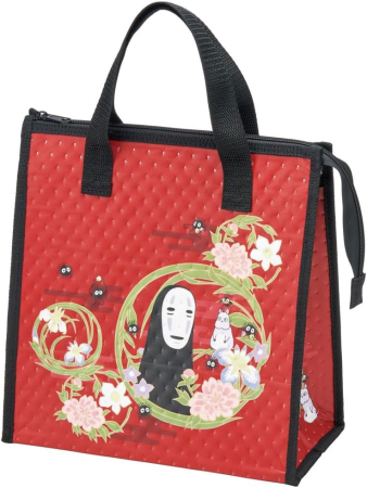 Spirited Away No Face Dark Red Cooler Bag