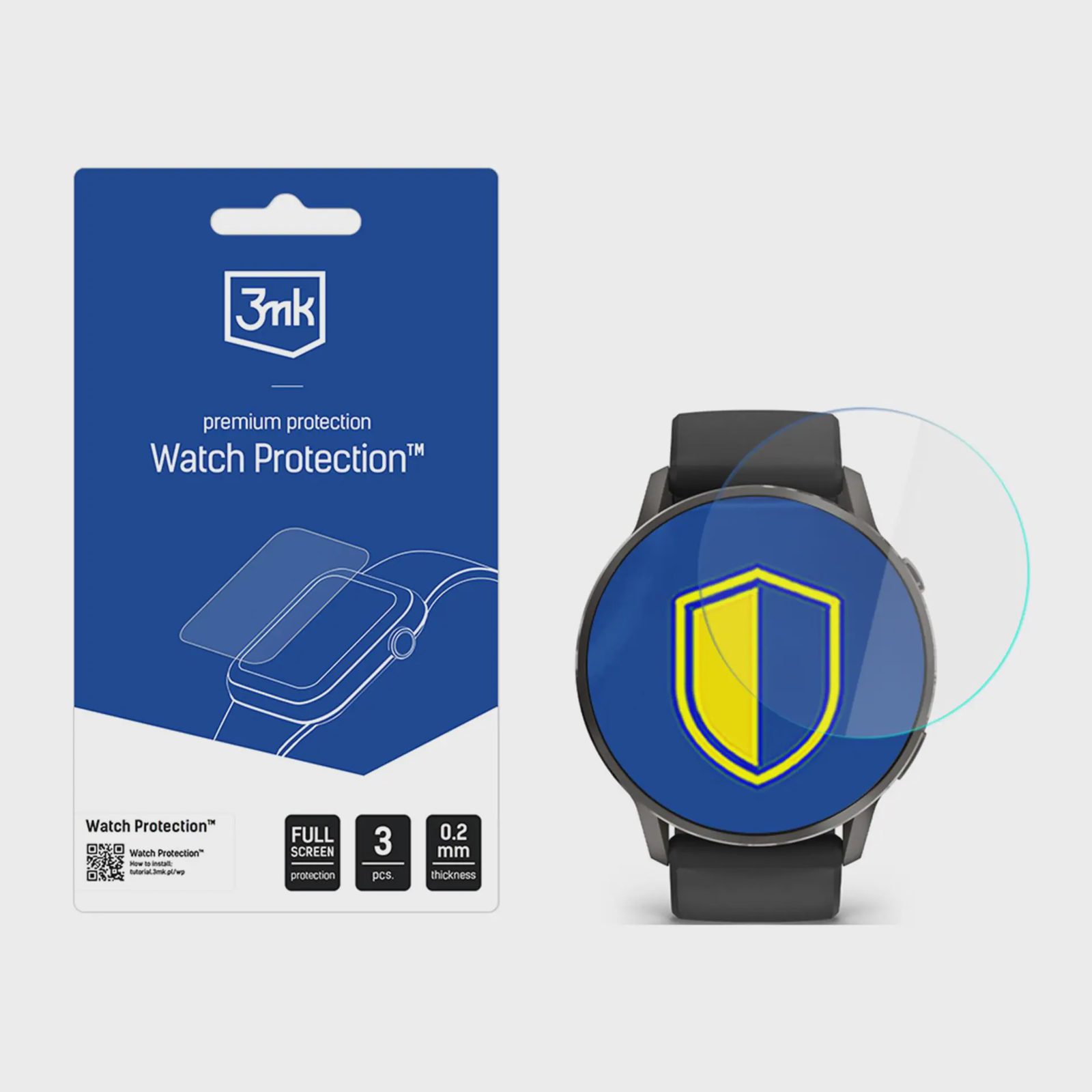 3mk Klockskydd ARC Smartwatch-skärmskydd för Garmin Venu 4 41mm
