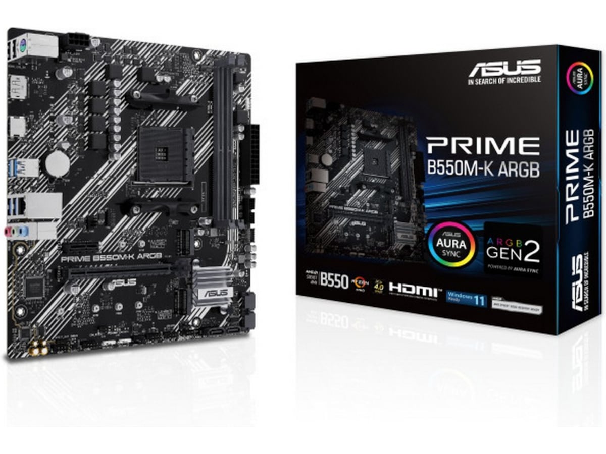 ASUS Prime B550M-K AM4 DDR4 mATX