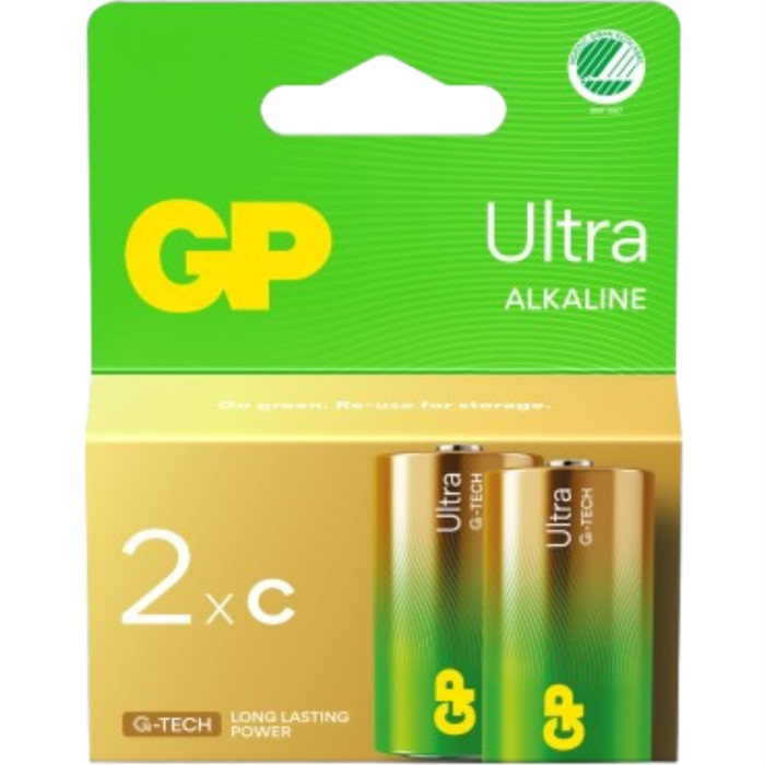 GP Ultra Alkaline C 2-p Svanenmärkt