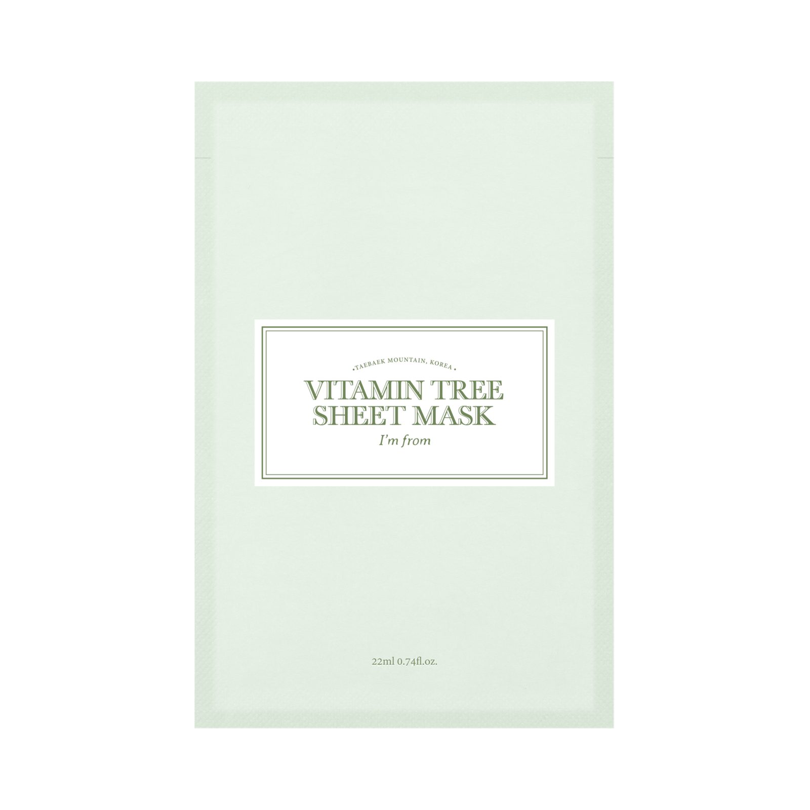I'm from Vitamin Tree Sheet Mask 1 pcs