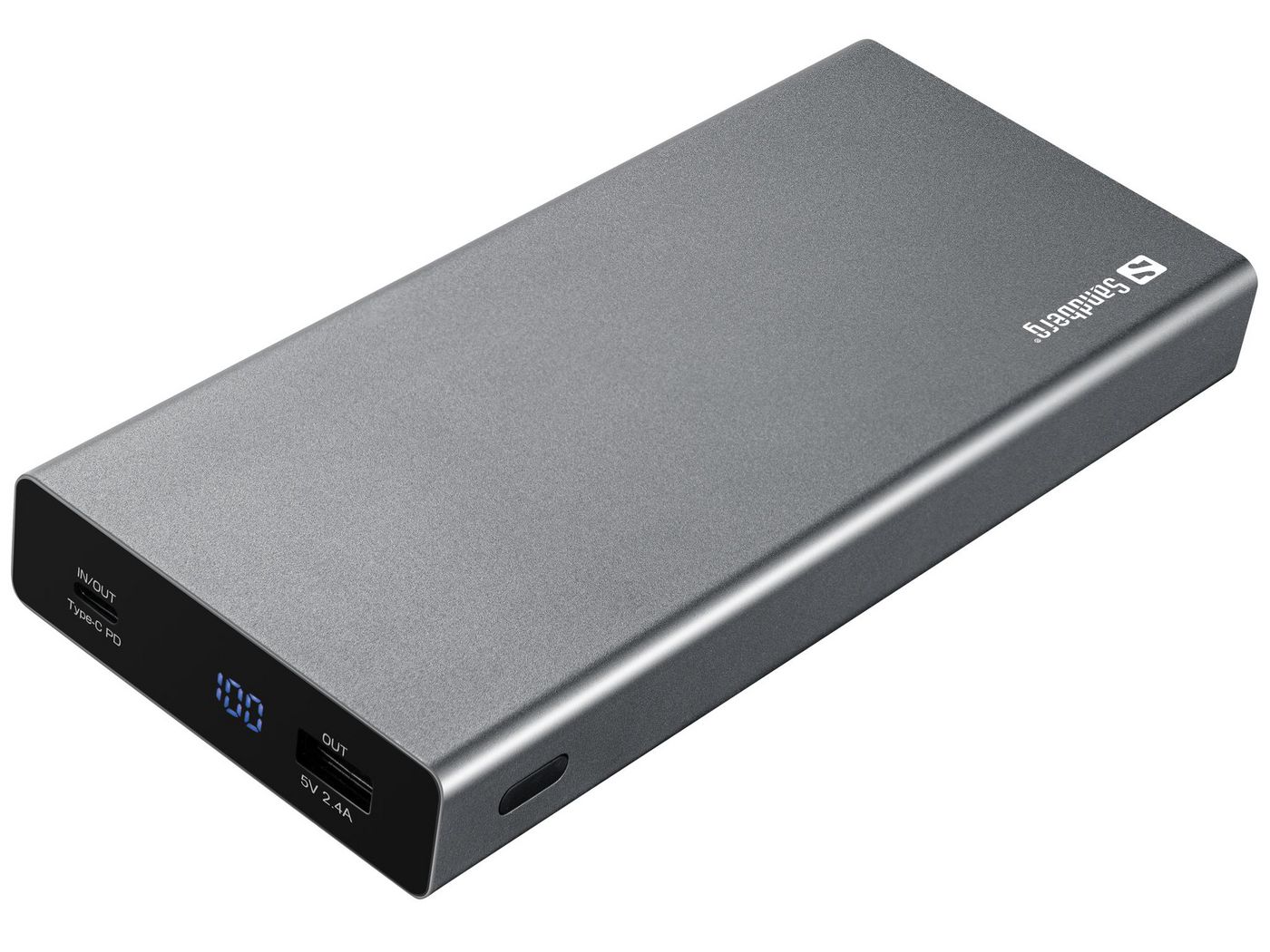 Sandberg Powerbank 20000 mAh, 1xUSB-C PD 88W, 1xUSB-A 12W Quick Charge 3.0, bild 4