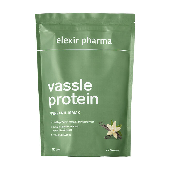 Elexir Pharma Vassleprotein Vanilj 750 g, bild 3