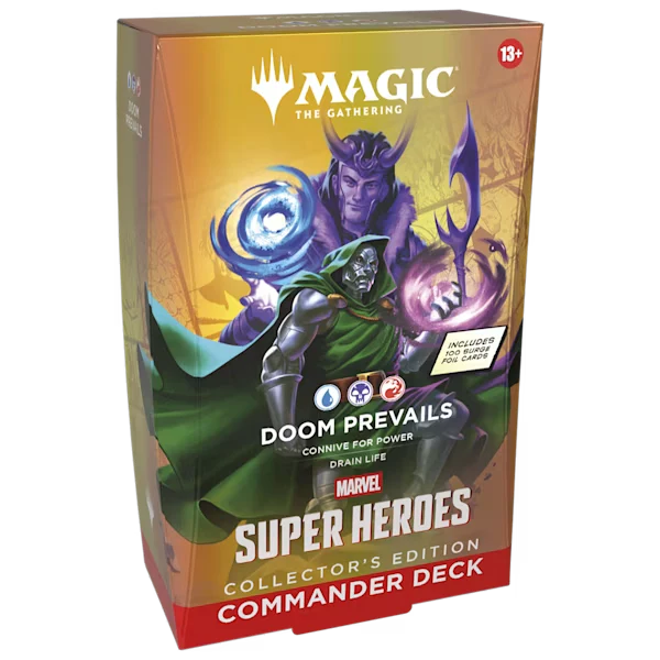 Magic The Gathering Marvel Super Heroes Commander Deck Collectors Edition Doom Prevails