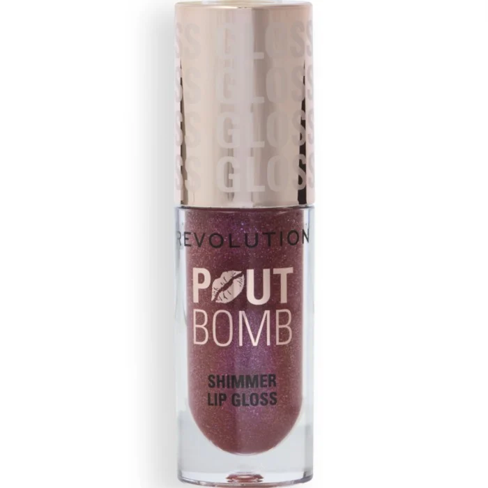 Revolution Beauty London Pout Bomb Shimmer Gloss Berry Lustre