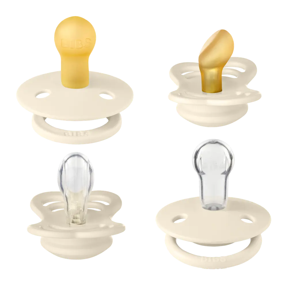 BIBS Pacifiers Try It Collection Ivory Size 1, bild 4
