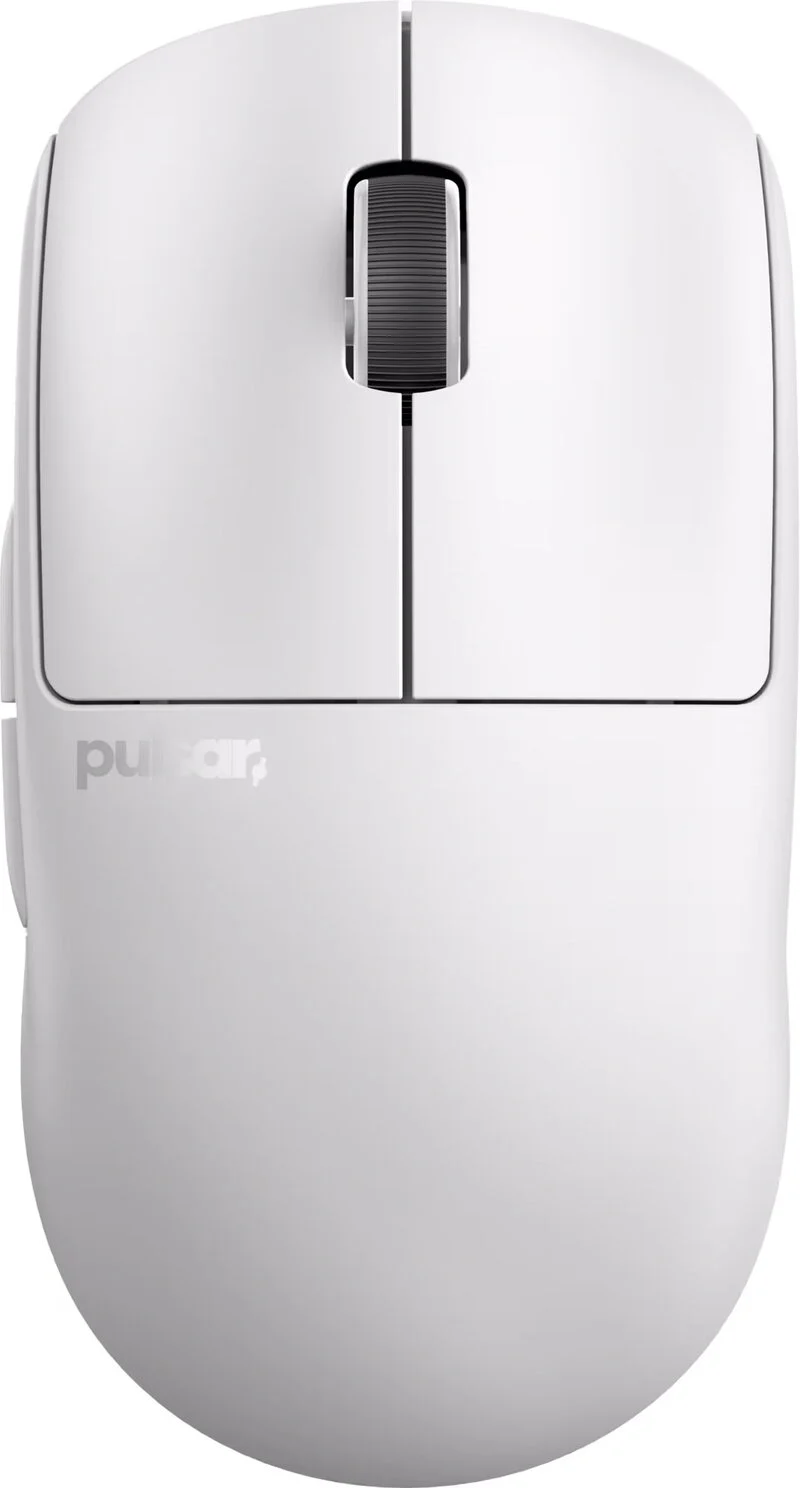 Pulsar X2 Crazylight Medium trådlös gamingmus (vit)