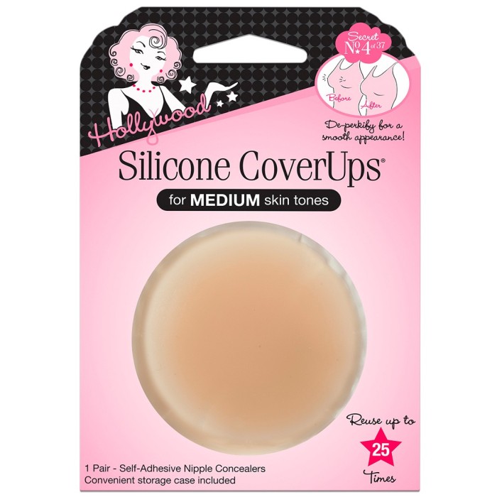 Hollywood Fashion Secrets Silicone Cover Ups Medium