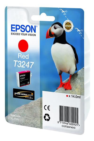 Epson T3247 Röd, 14 ml, 980 sidor, bild 3