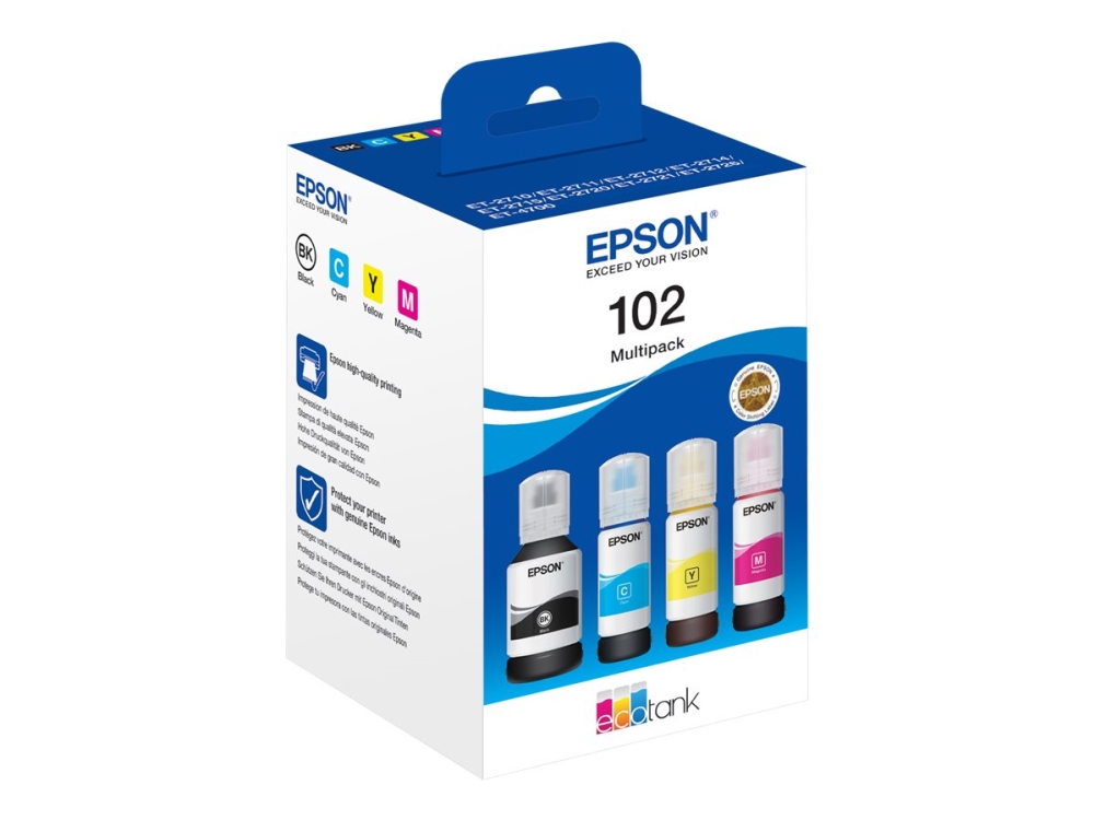 Epson T102 EcoTank 4-färgs multipack
