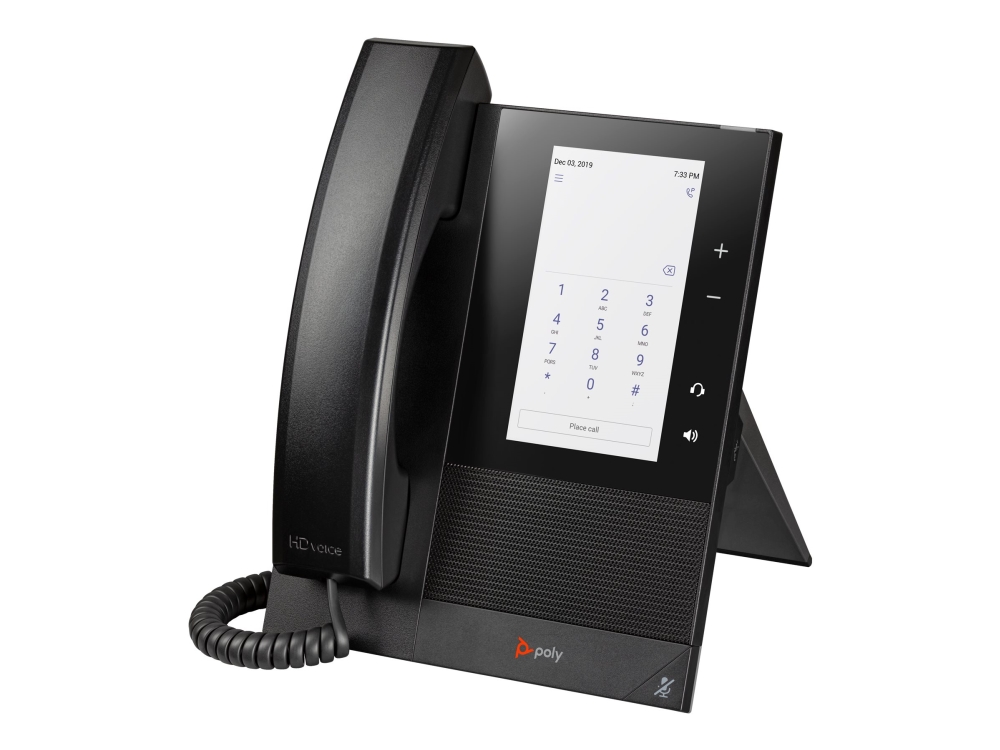 HP Poly CCX 400 - För Microsoft Teams - VoIP-telefon med nummerpresentation/samtal väntar - SIP, SDP - 24 linjer - svart