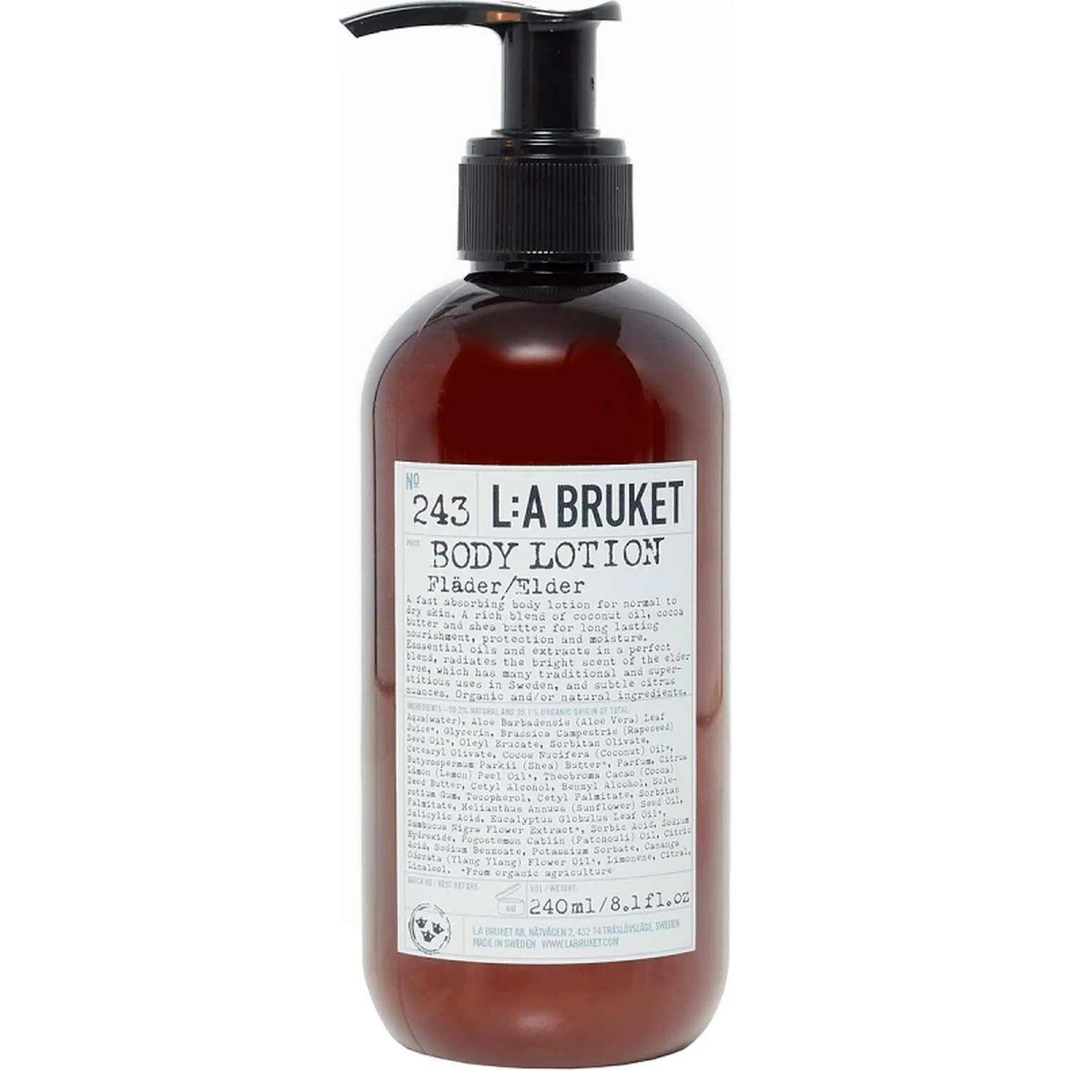 L:a Bruket La Bruket 242 Hand & Body Wash Elder CosN 240 ml