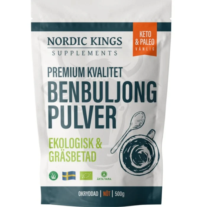 Nordic Kings Premium Benbuljong Pulver EKO, 500 g