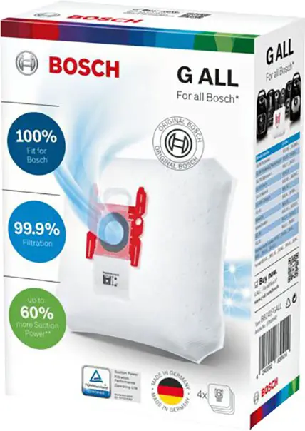 Bosch BBZ41FGALL dammpåse, 4 st