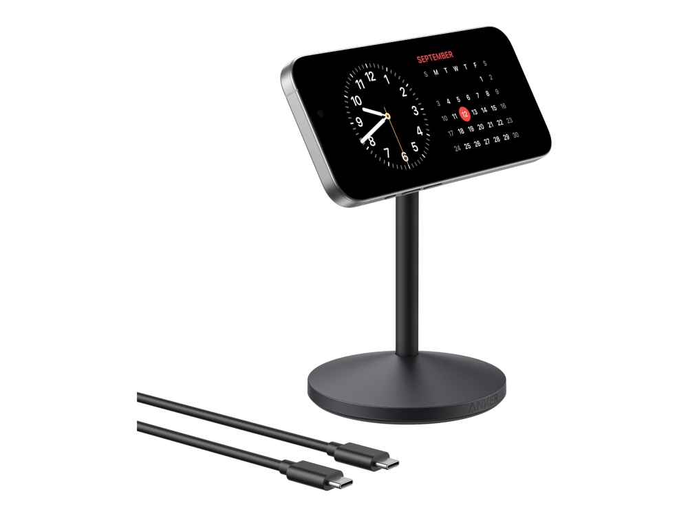 Anker MagGo Trådlös Laddare Stativ 15W – Svart, bild 4