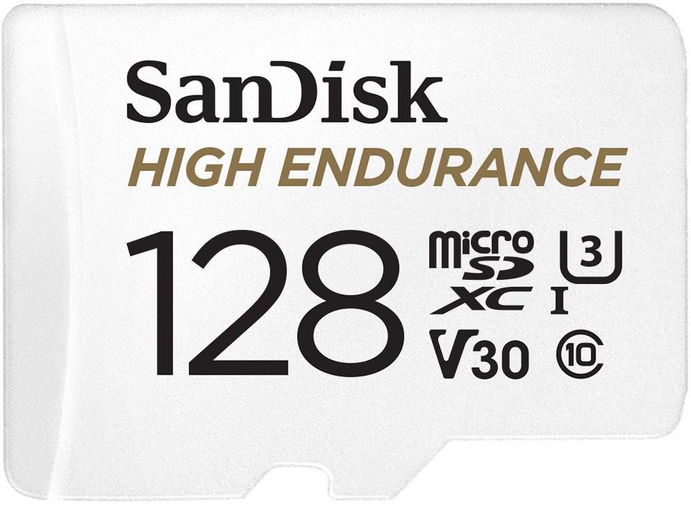SanDisk MicroSDXC Endurance med SD adapter 128 GB minneskort, bild 5