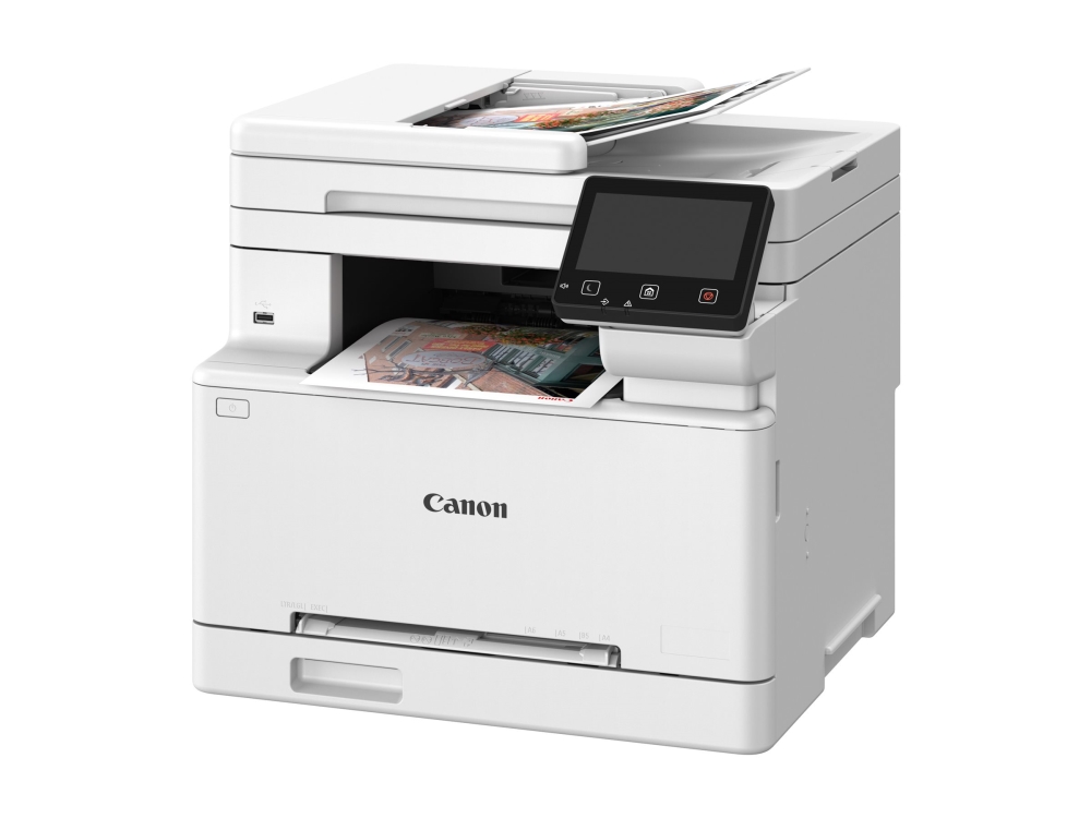 Canon I-sensys allt-i-ett MF664Cdw skrivare (vit)