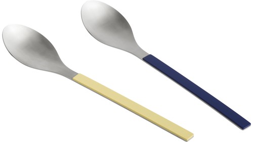 HAY - MVS Serveringssked – 2-pack (Blå & Gul), bild 3