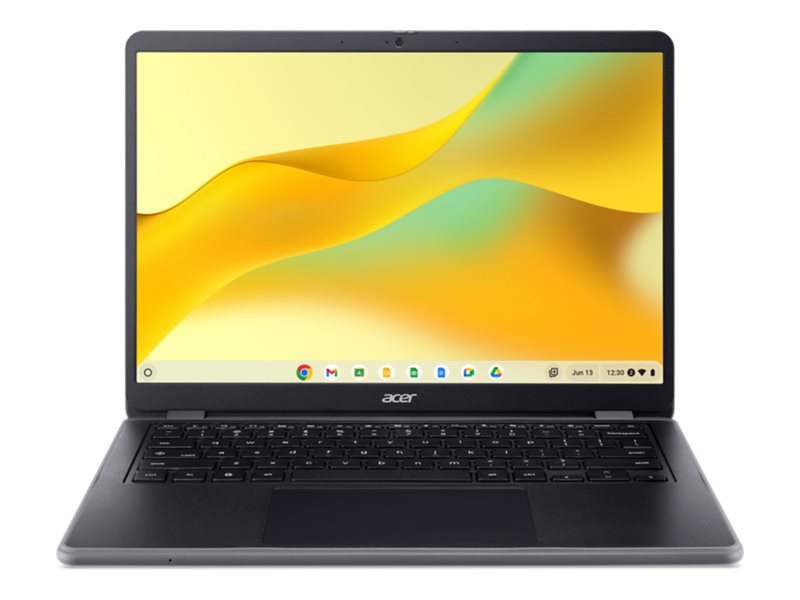 Acer Chromebook 514 C937T-TCO - Intel N-series - N150 / upp till 3.6 GHz - Chrome OS - Intel Graphics - 8 GB RAM - 64 GB eMMC - 14 pekskärm 1920 x 1200 - Wi-Fi 6E - svart - kbd: Nordisk