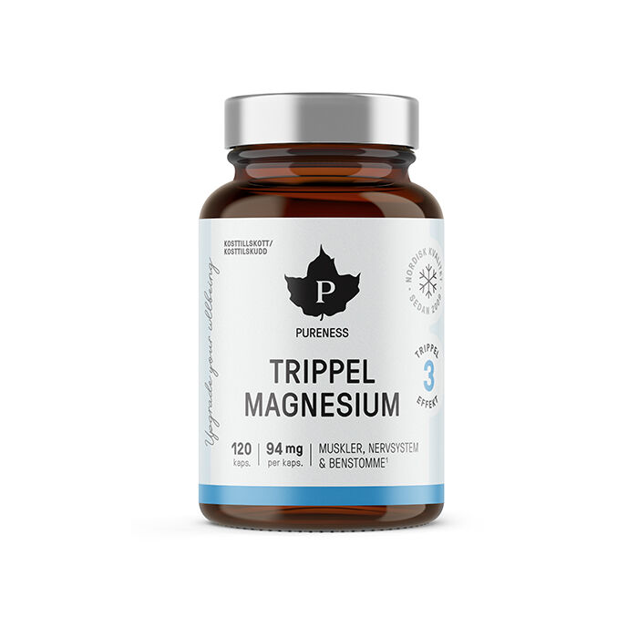 Pureness Trippel Magnesium 120 kapslar, bild 4