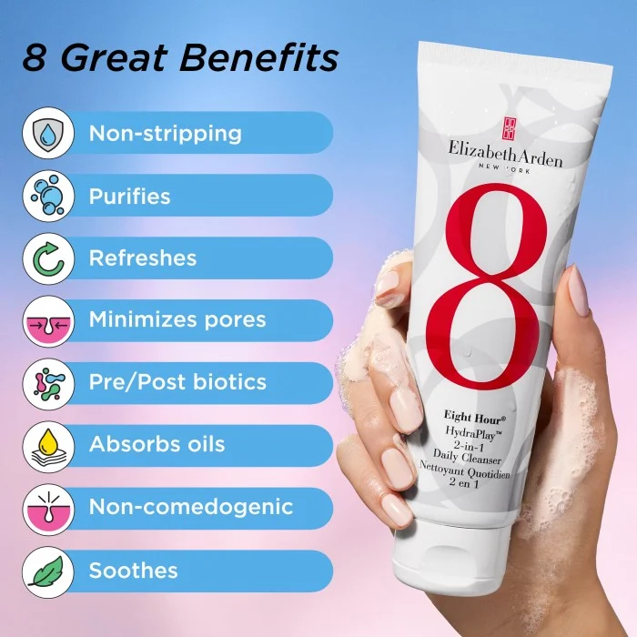 Elizabeth Arden Eight Hour Hydraplay Cleanser 125 ml, bild 3