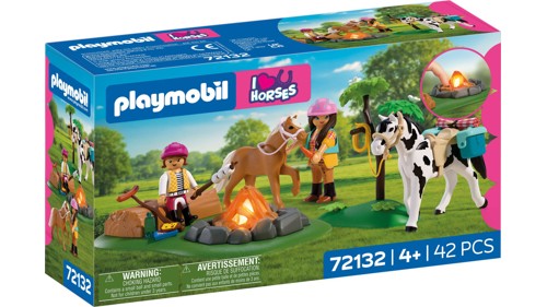 PLAYMOBIL - Horseback Riding Trip with Campfire (72132), bild 3