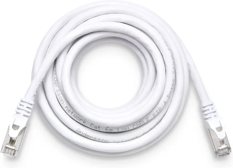 Andersson Nätverkskabel Cat6a 3m (vit)