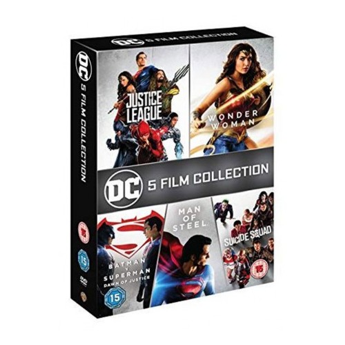 DC COMICS - 5DVD Collection Box set - Limited edition - Justice League - Wonder Woman - Suicide Squad - Batman - Superman