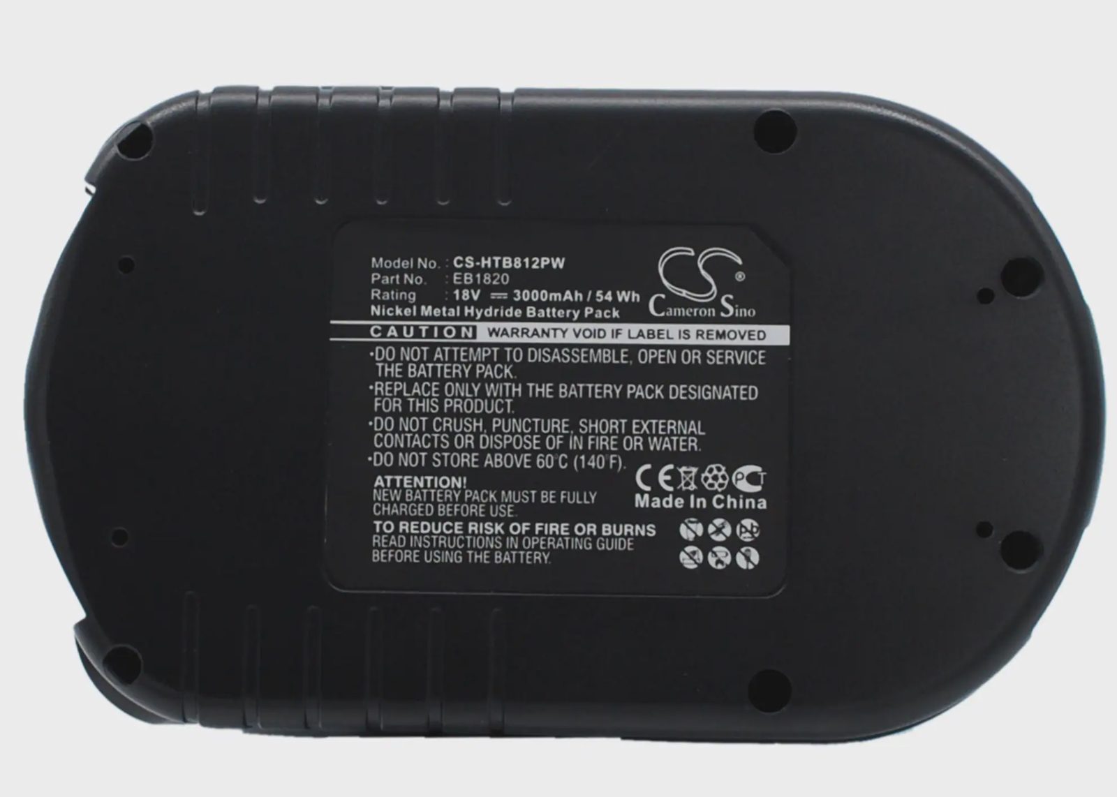 Batteri till Elverktyg för Hitachi C 18DL, C 18DLX, C 18DMR m.fl.