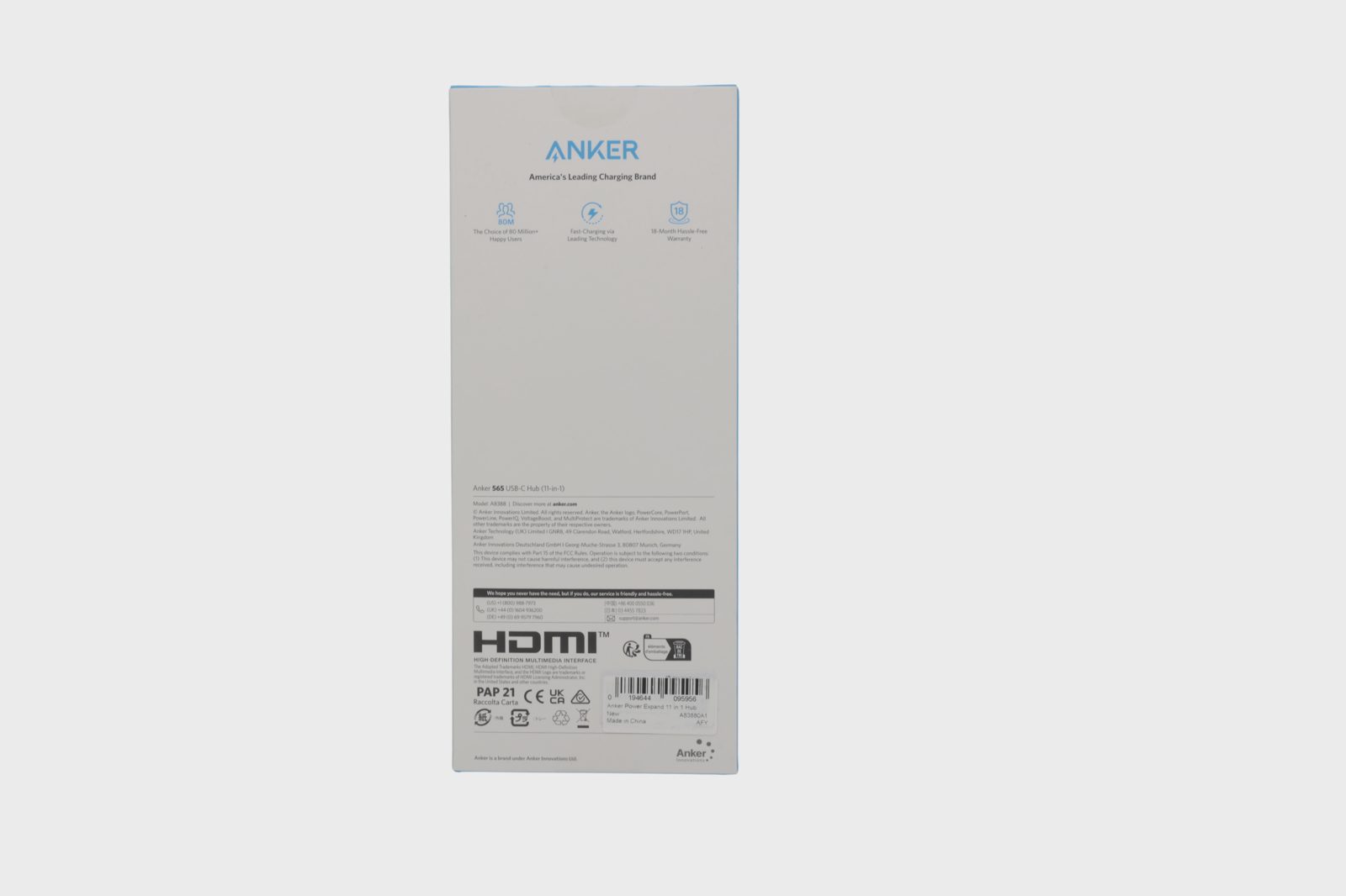 Anker 565 - Dockningsstation - USB-C - DP, HDMI - 1GbE, bild 2