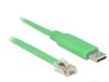 DELOCK Seriell kabel, USB 2.0 Typ-A hane till Seriell RS-232 RJ45 hane, 1,8 m