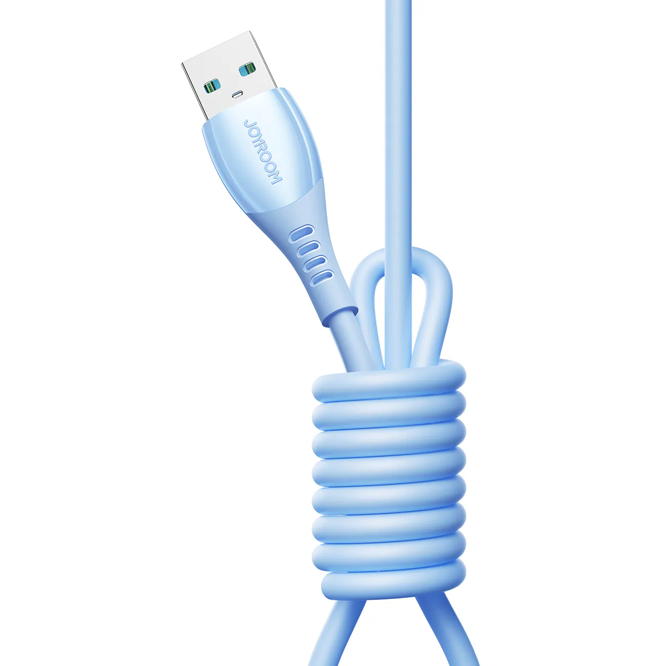 Joyroom S-A59 snabbladdningskabel USB-A till Lightning 1,2m – blå, bild 3